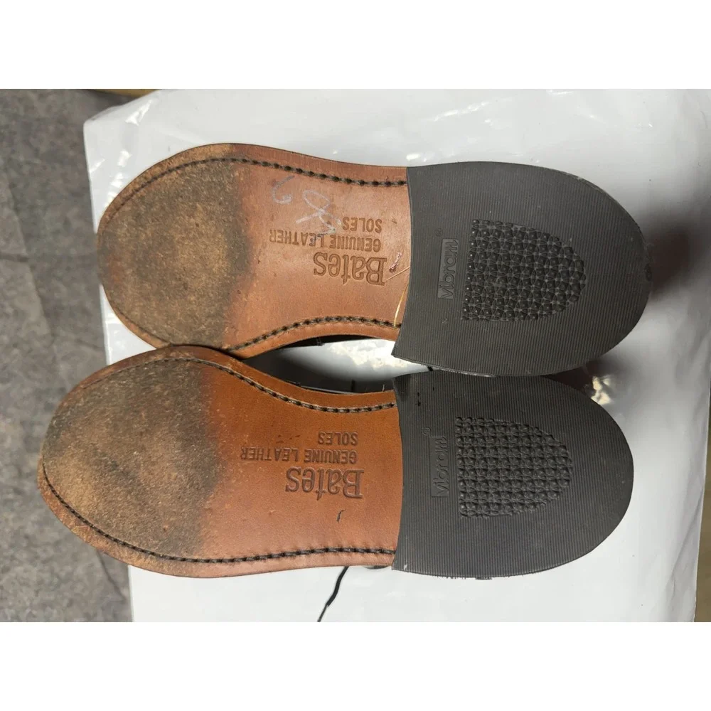 Authentic US Army High Gloss Oxford Shoes Bates or‎ Capps Dress Shoe Size -7.5 E